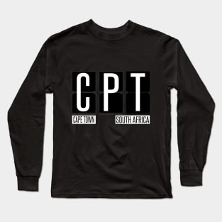 CPT - Cape Town South Africa Souvenir or Gift Shirt Apparel Long Sleeve T-Shirt